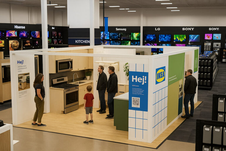 Best Buy IKEA Mini Showroom Stores