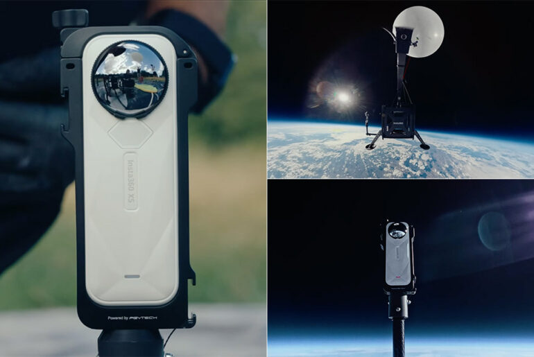 Insta360 X5 White Limited Edition Stratosphere Edge of Space