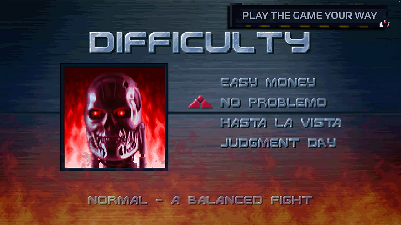 Terminator 2D: No Fate Arcade Overview Screenshot