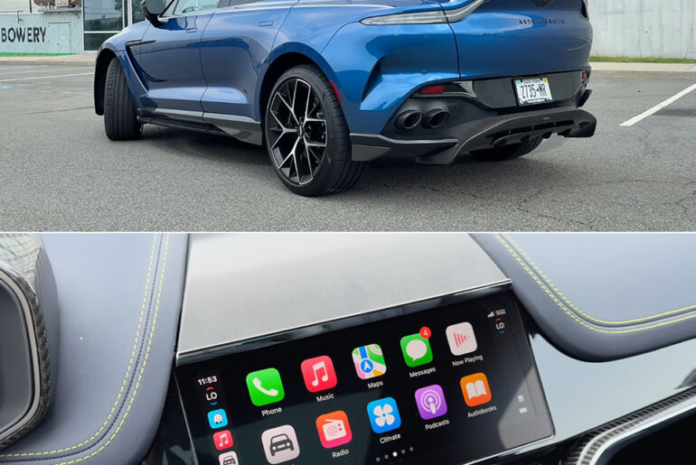 Apple CarPlay Ultra Hands-On Review Aston Martin DBX