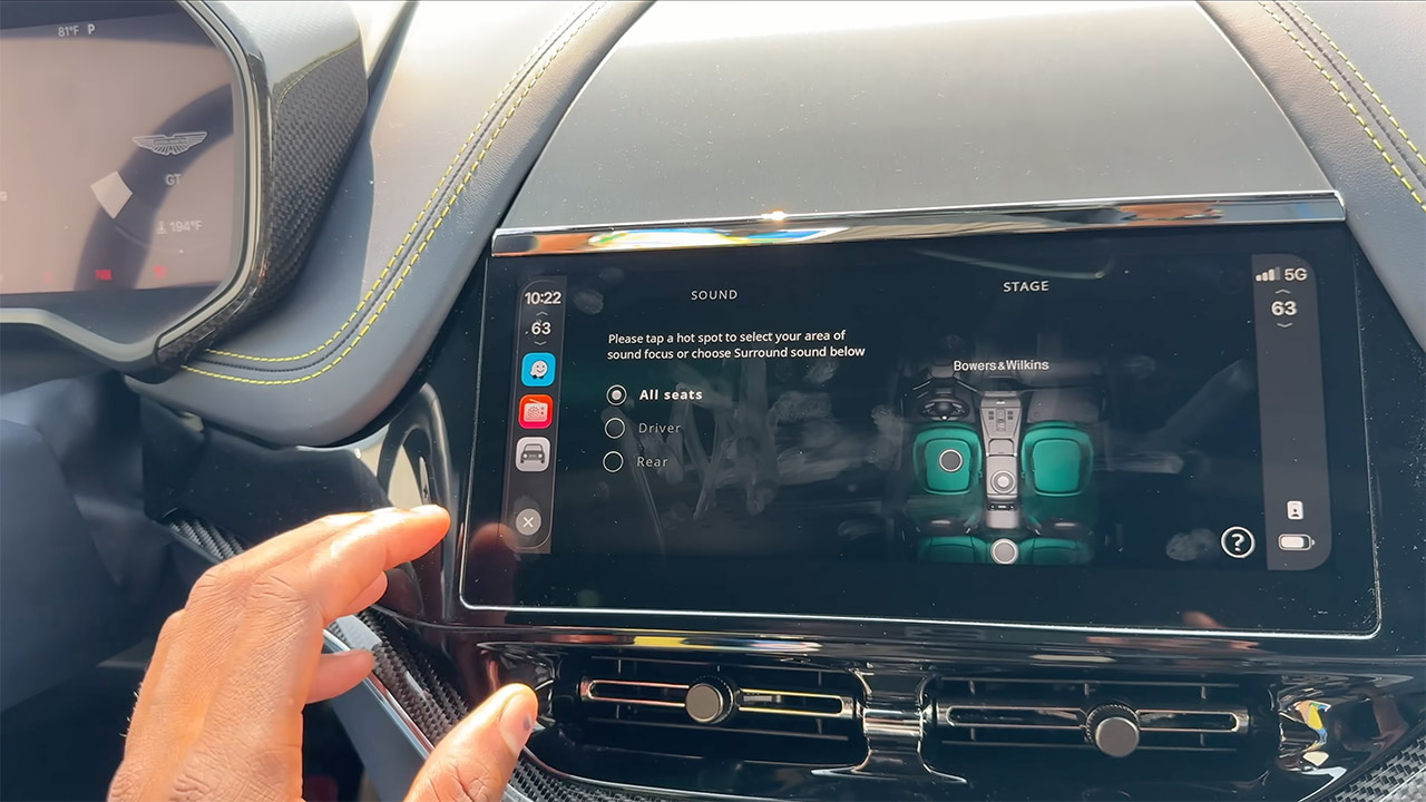Apple CarPlay Ultra Hands-On Review Aston Martin DBX