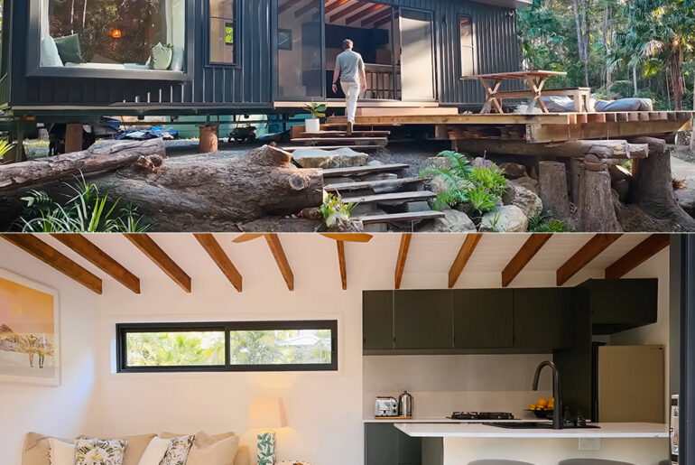 Superyacht Captain Tiny Home Australia Rainforest