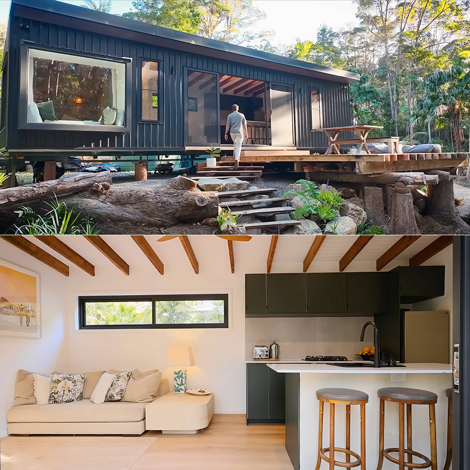 Superyacht Captain Tiny Home Australia Rainforest