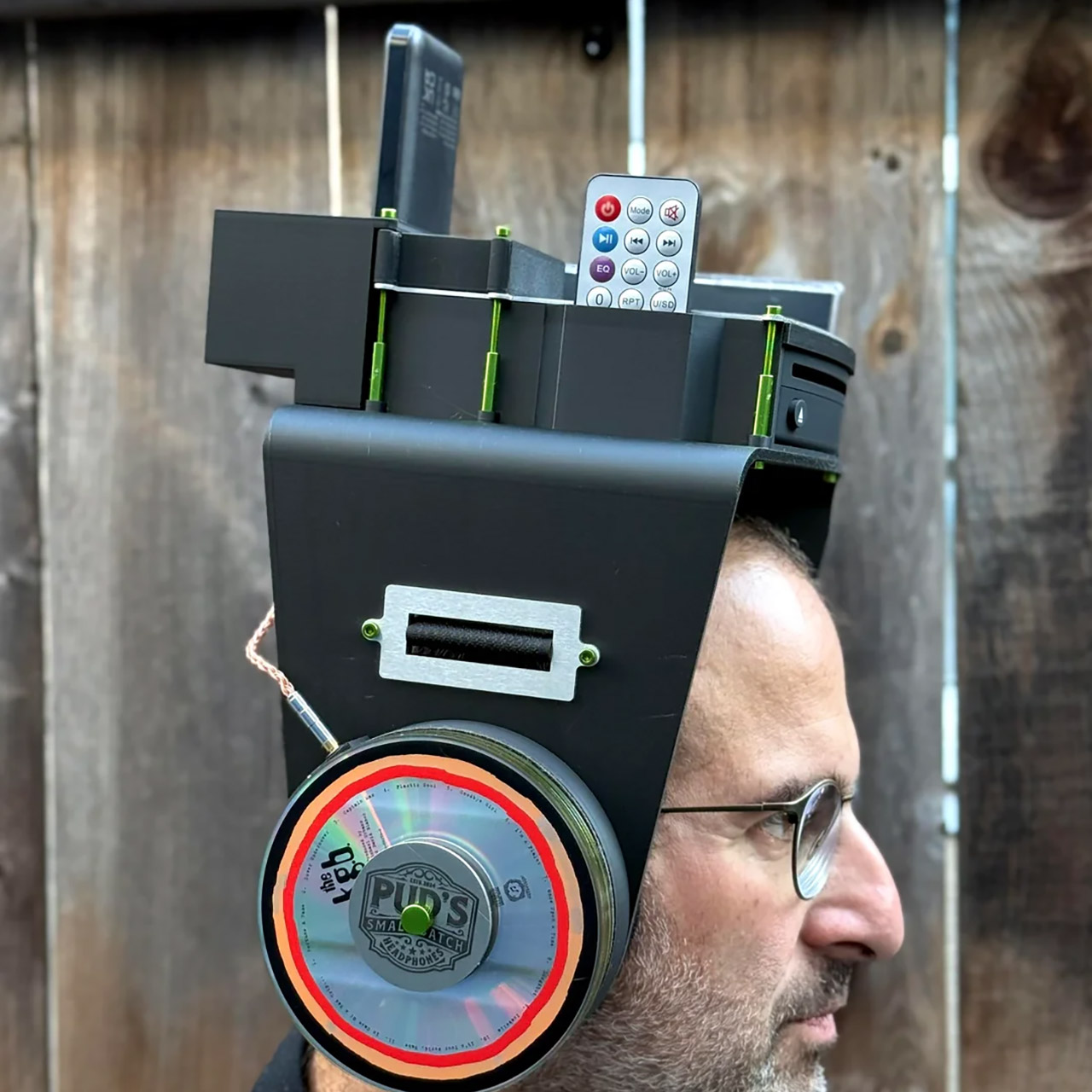 Homemade CD Player Headphones