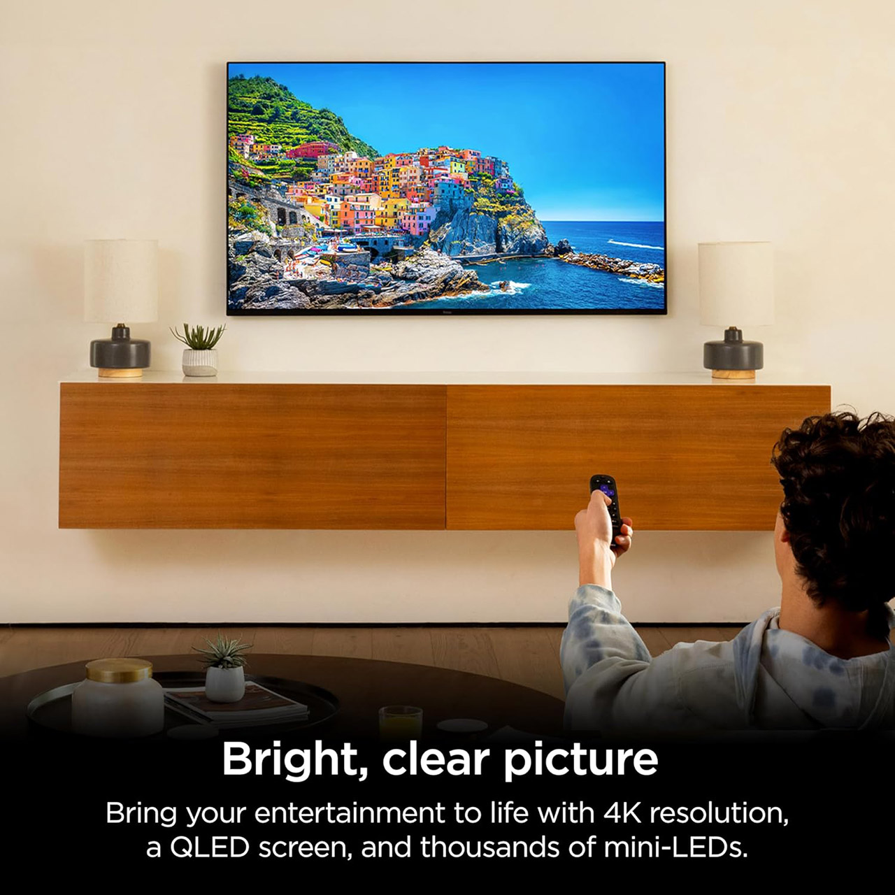 65" Roku Pro Series Mini-LED QLED 4K Smart TV