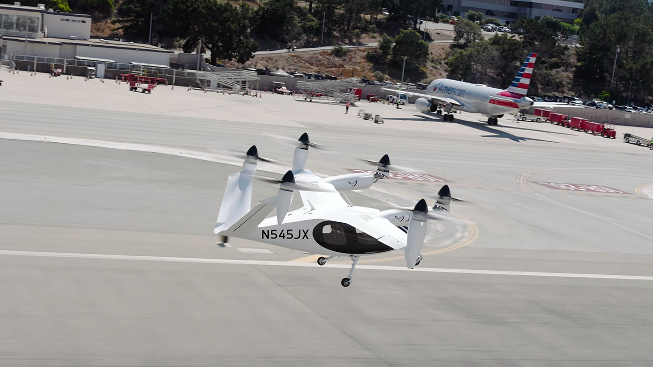 Joby Air Taxi Airport Flight