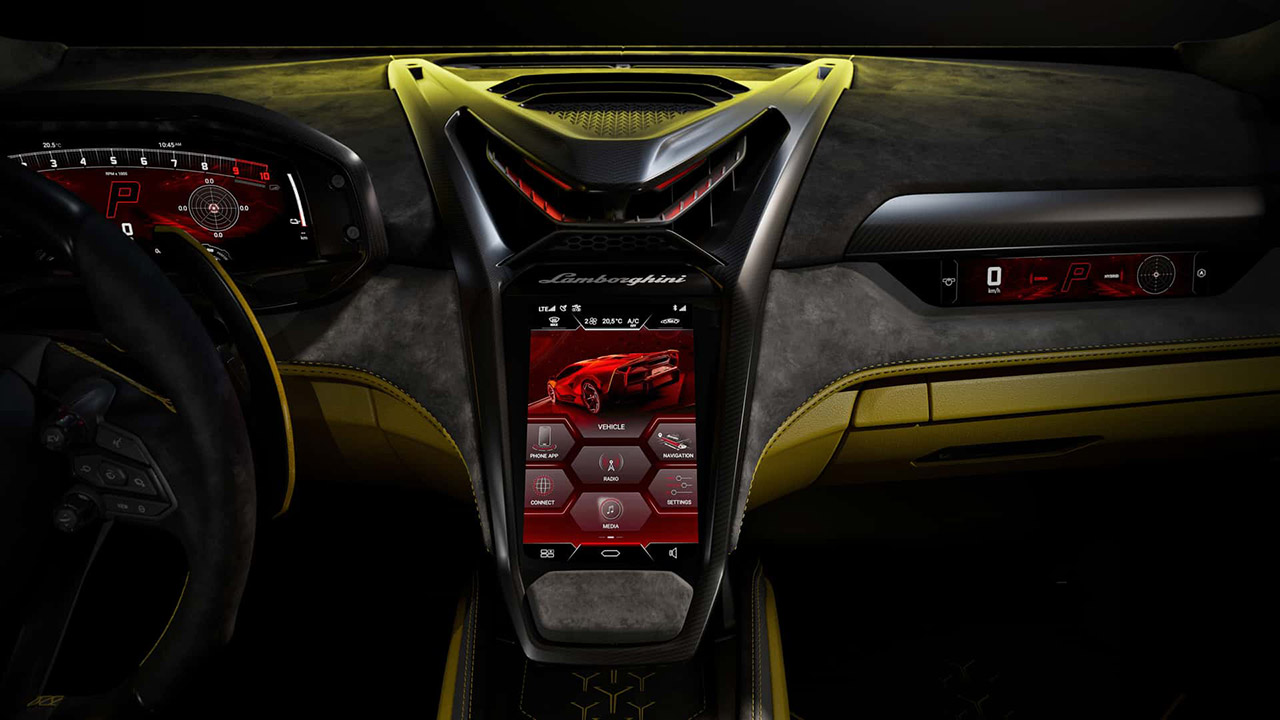 Lamborghini Fenomeno Reveal Monterey Car Week Interior