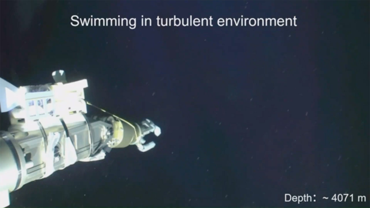 Seawater-Powered Robot Diving