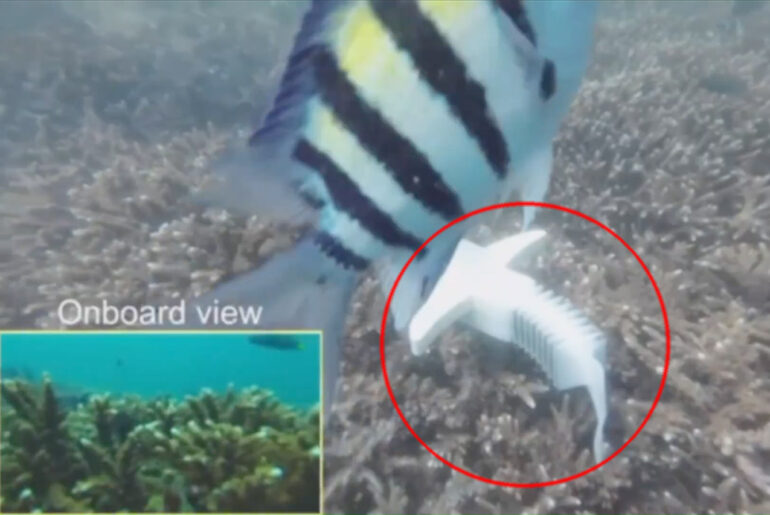 Seawater-Powered Robot Diving