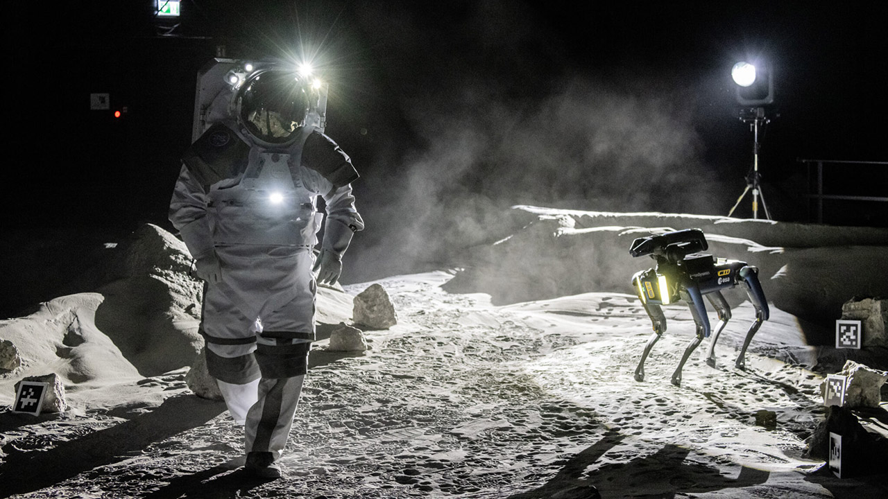 ESA Astronauts Command Boston Dynamics Robots Space ISS