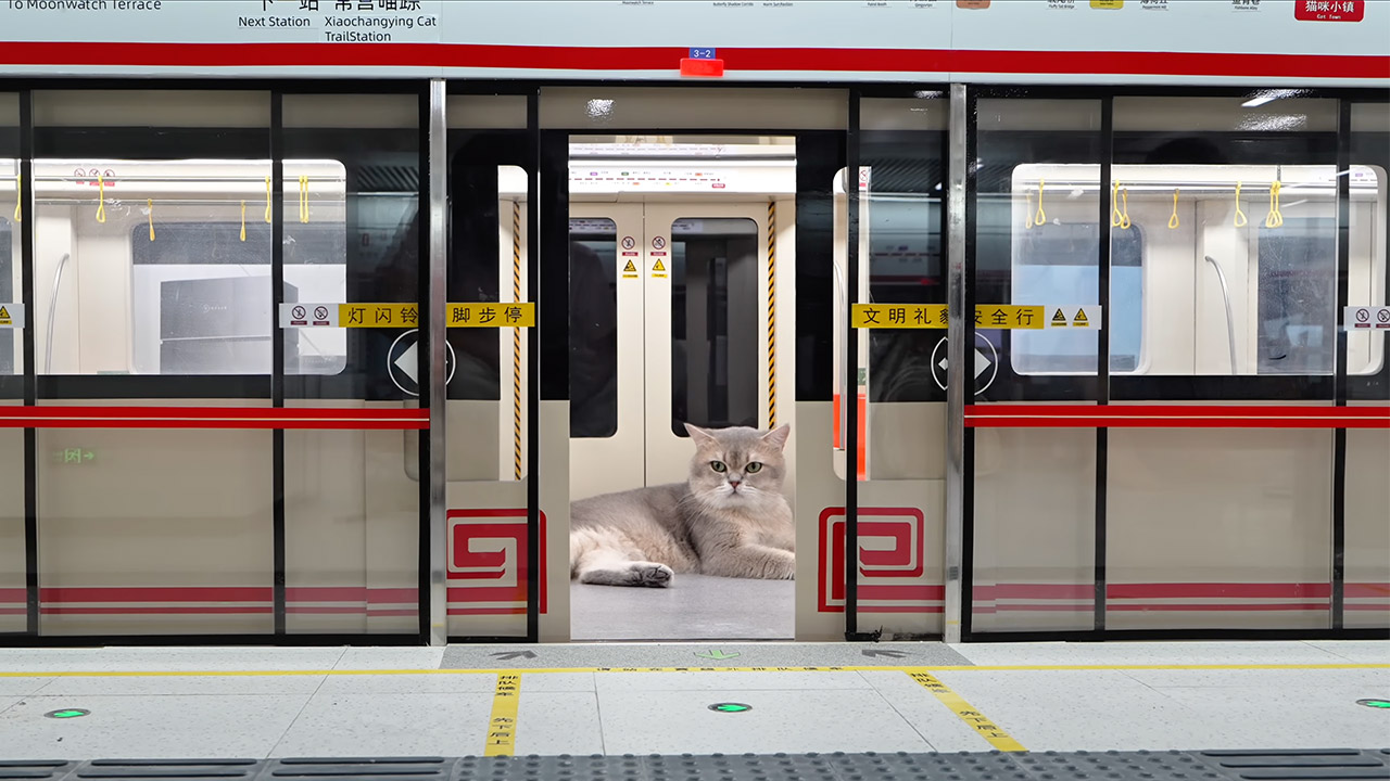 DIY Subway System Cats