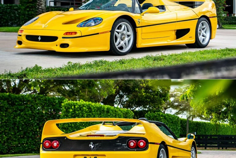 Ralph Lauren Giallo Modena Ferrari F50 Record Auction