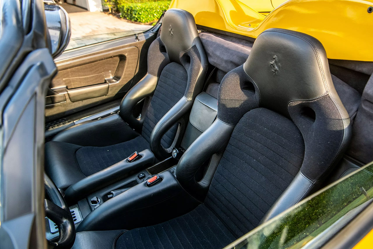Ralph Lauren Giallo Modena Ferrari F50 Interior
