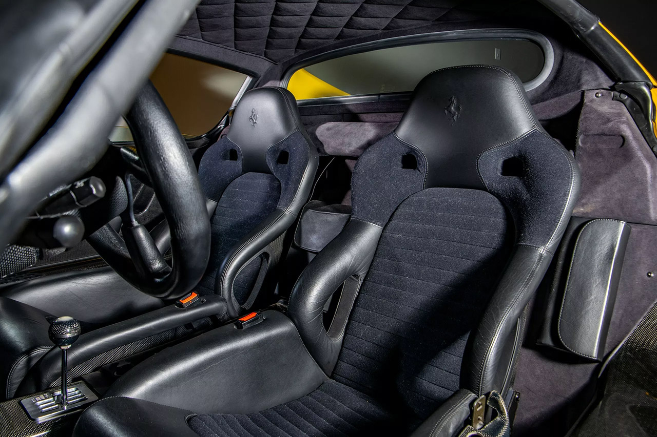 Ralph Lauren Giallo Modena Ferrari F50 Interior