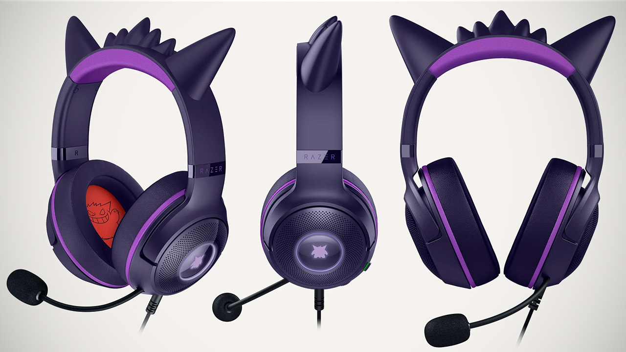 Pokemon Razer Kraken Kitty V2 Gengar Edition US Release
