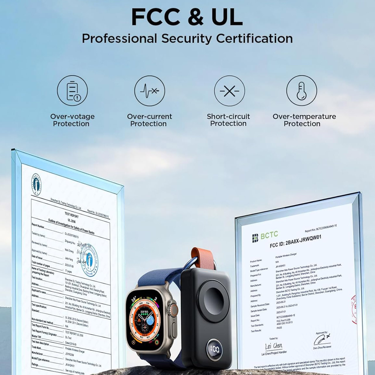 JOYROOM Portable 2000mAh Wireless Charger Apple Watch