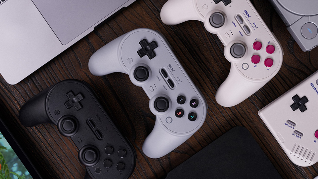 8BitDo Pro 2 Bluetooth Controller Hall Effect Joysticks