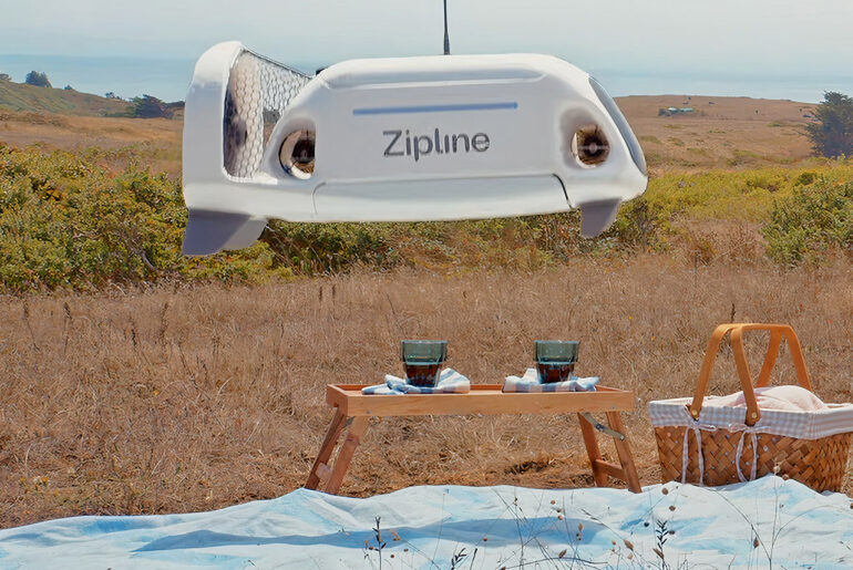 Chipotle Zipline Drone Delivery Zipotle