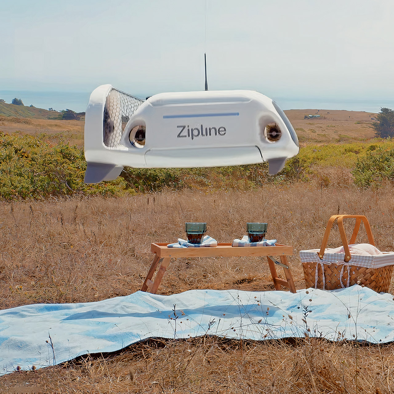 Chipotle Zipline Drone Delivery Zipotle