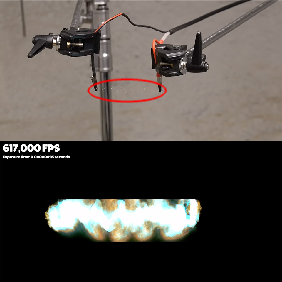 Slow Mo Guys 50,000 Volts 5-Million FPS Colorado Mine
