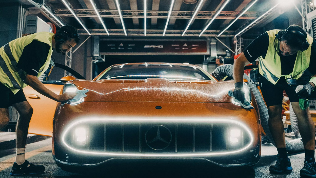 Mercedes-AMG GT XX EV Endurance Records Nardo Track