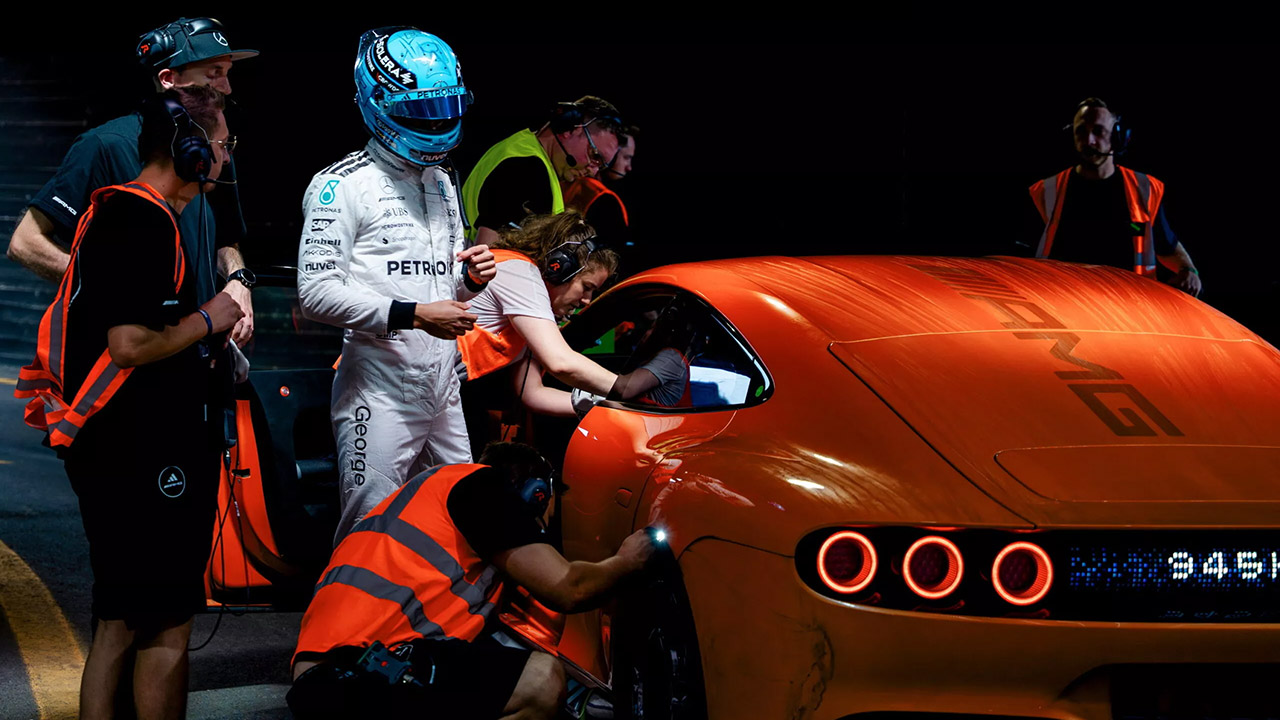 Mercedes-AMG GT XX EV Endurance Records Nardo Track