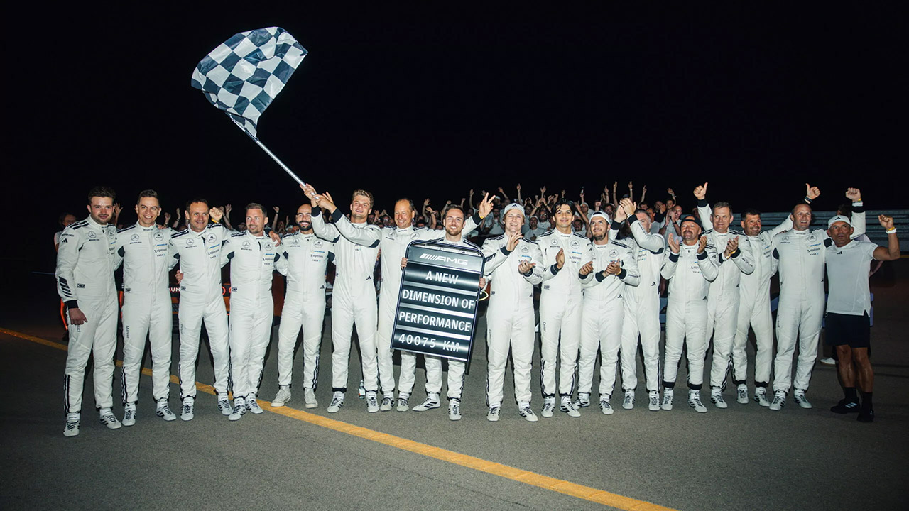 Mercedes-AMG GT XX EV Endurance Records Nardo Track