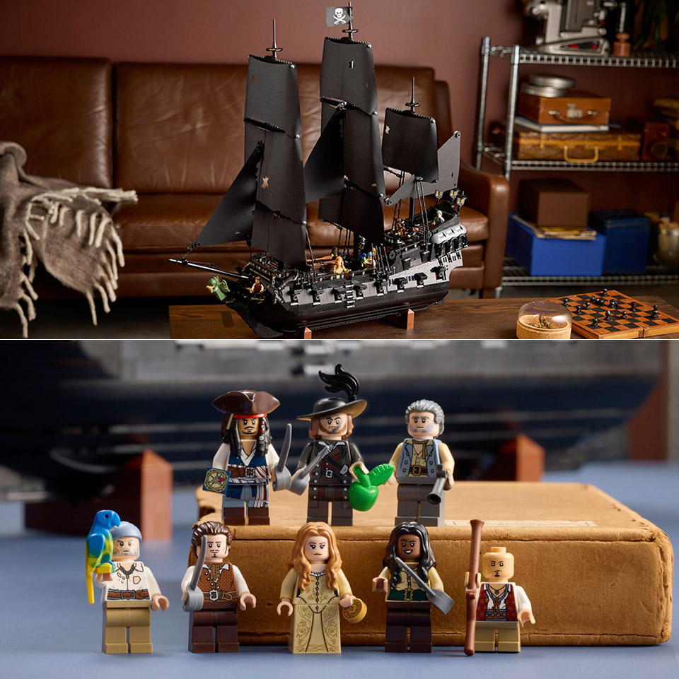 LEGO Icons Captain Jack Sparrow's Pirate Ship 10365 Set