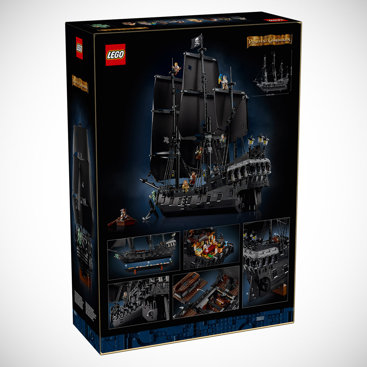 LEGO Icons Captain Jack Sparrow's Pirate Ship 10365 Box