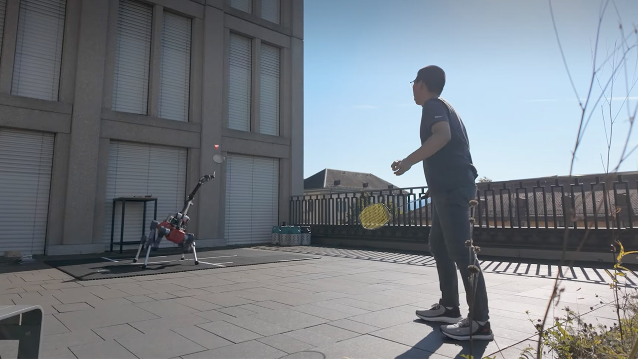ETH Zurich ANYmal Robot Dog Badminton
