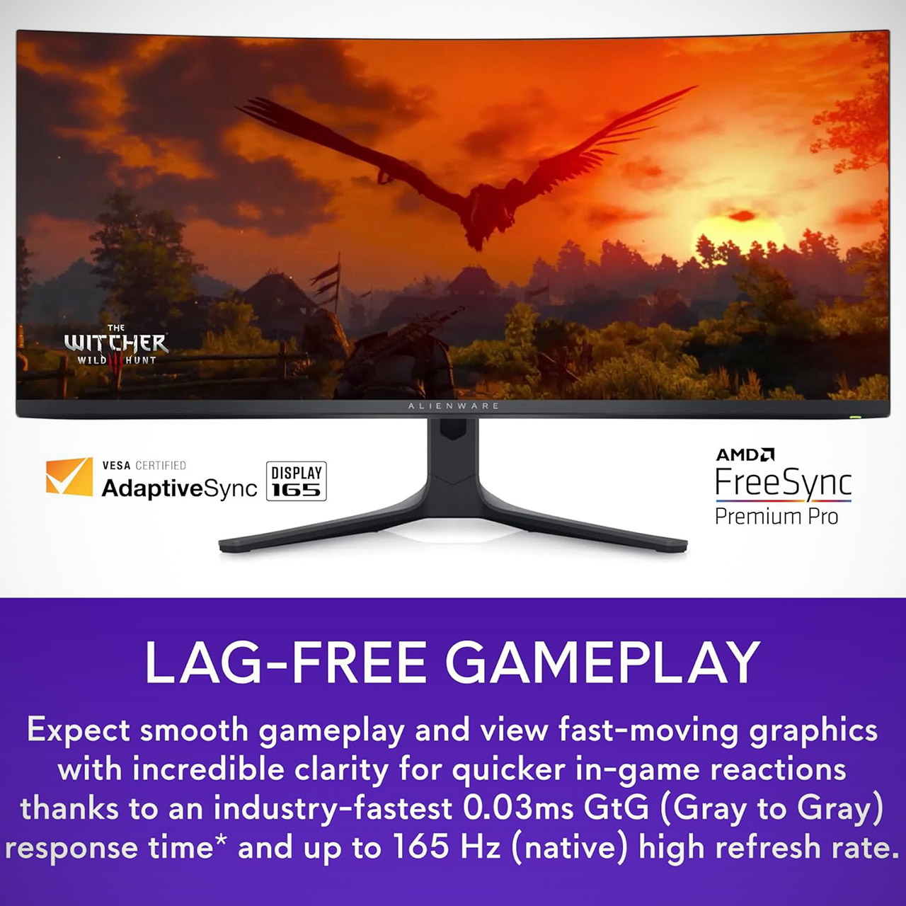 Dell Alienware AW3423DWF QD-OLED Ultrawide Monitor