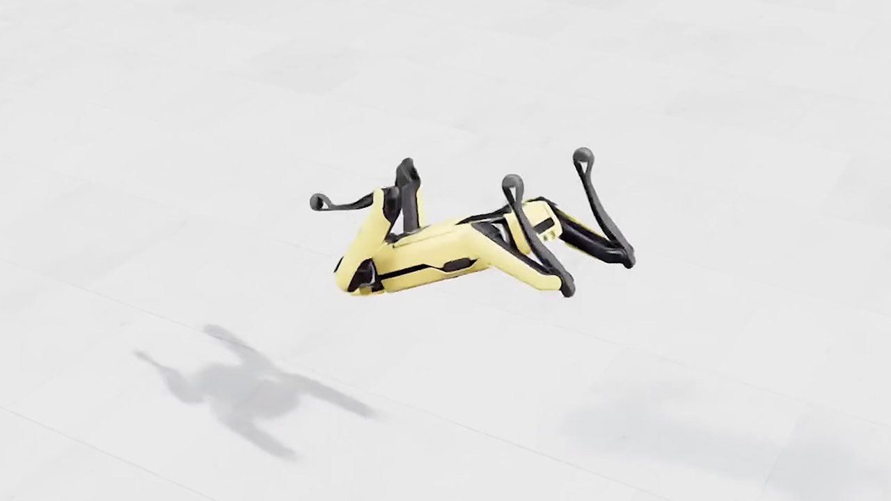 Boston Dynamics Spot Robot Dog Acrobat Reinforcement Learning