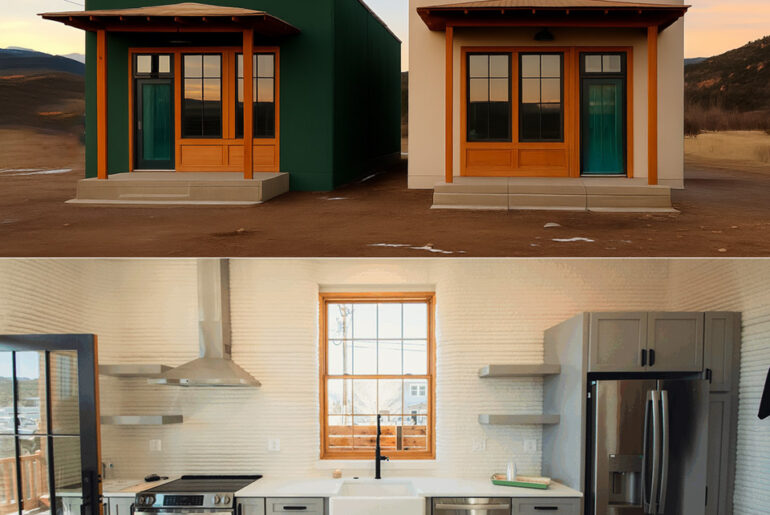 VeroTouch 3D-Printed Homes Colorado Cobod Printer
