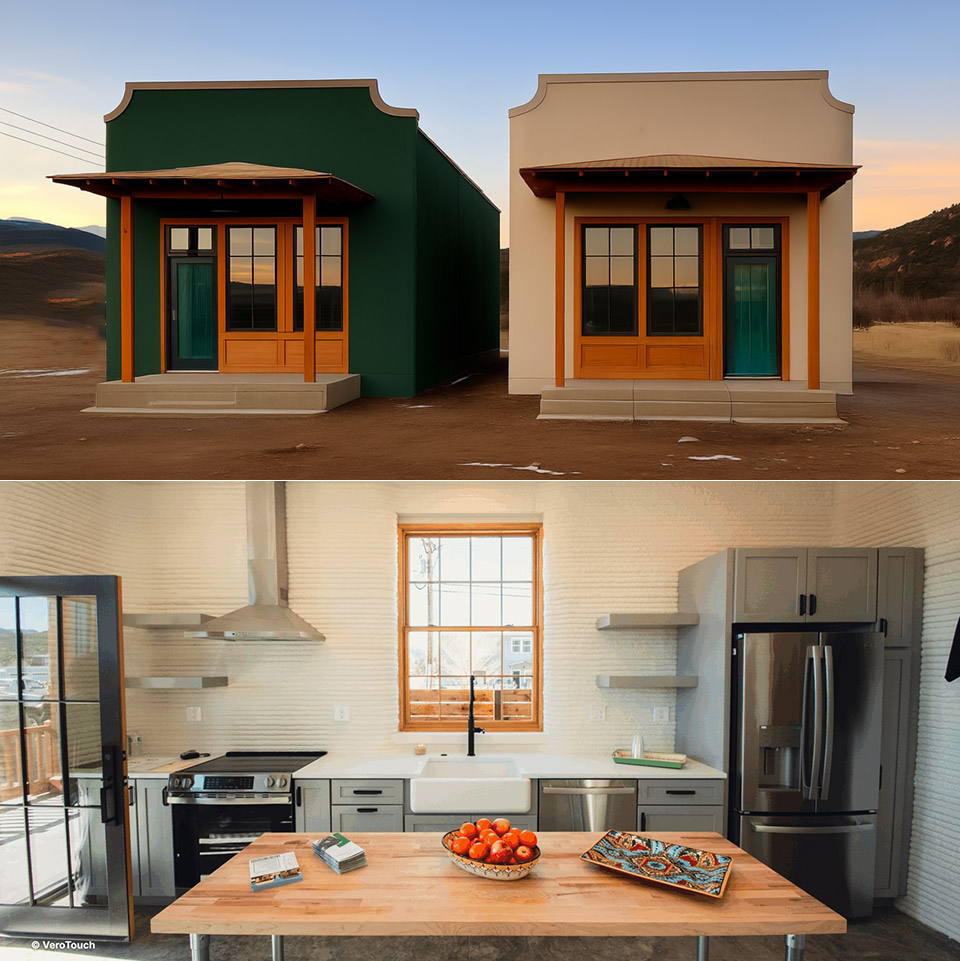 VeroTouch 3D-Printed Homes Colorado Cobod Printer VeroVistas