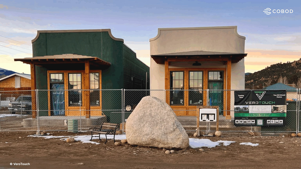 VeroTouch 3D Printed Homes COBOD Printer VeroVistas