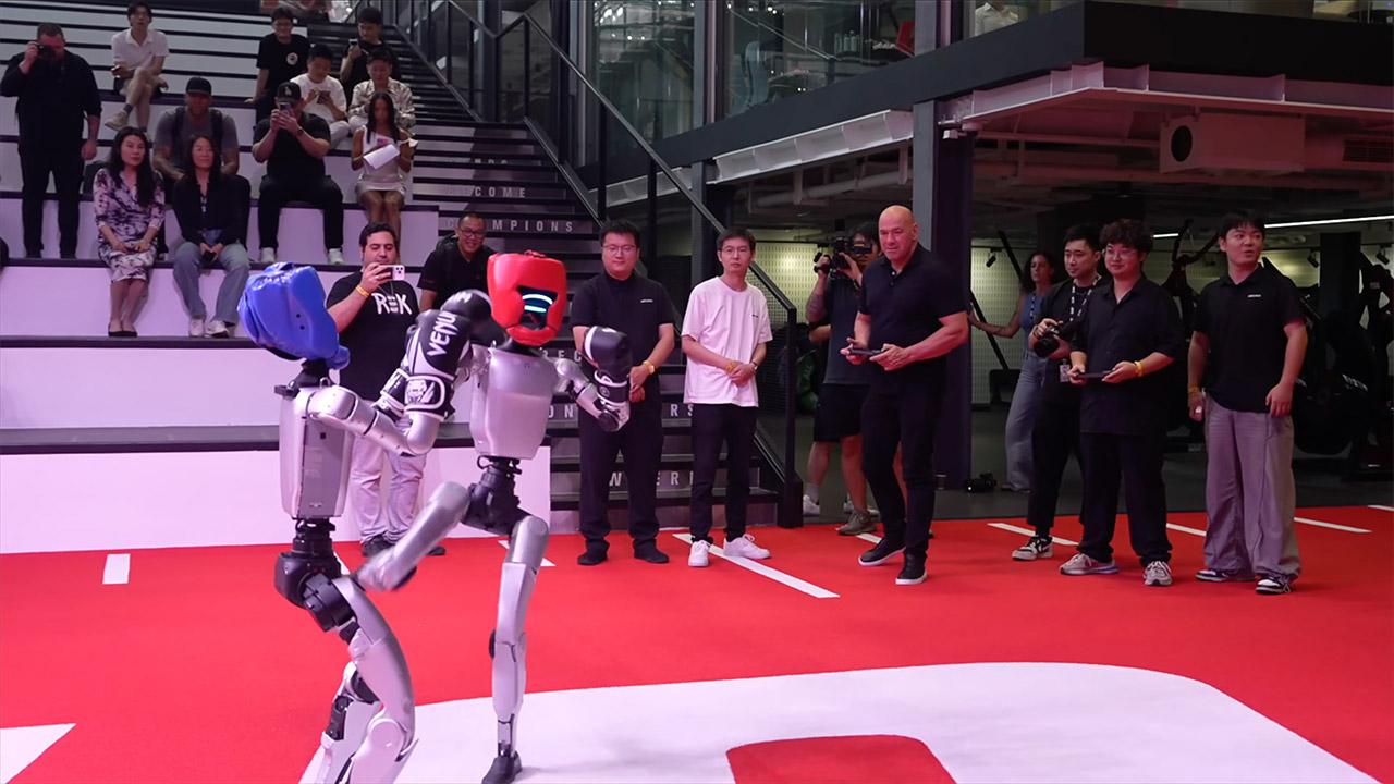 Unitree G1 Humanoid Robot Dana White UFC