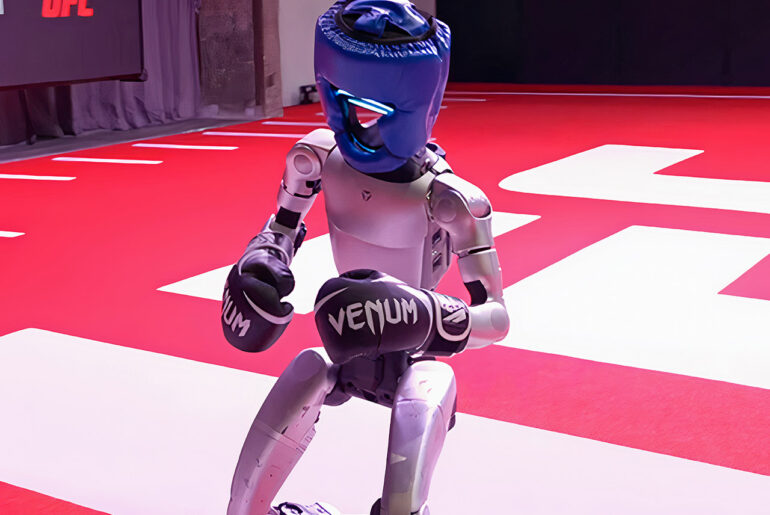 Unitree G1 Humanoid Robot Dana White UFC