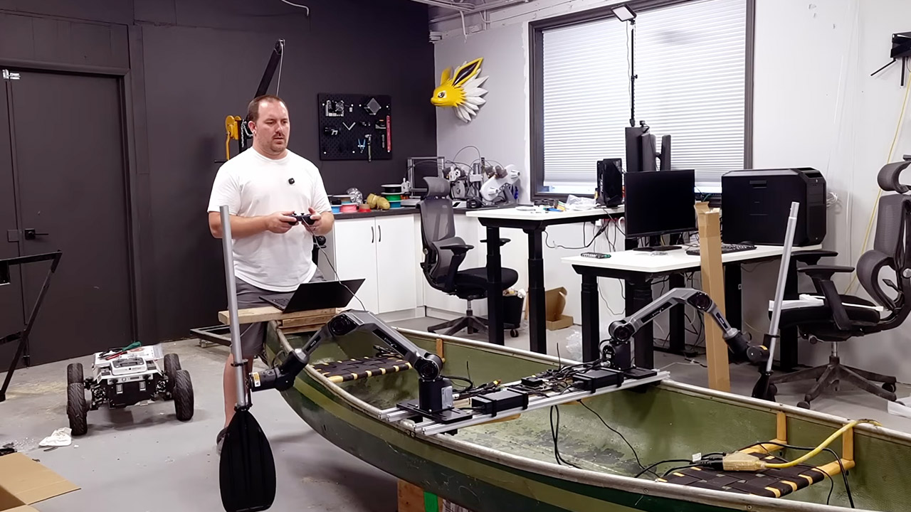 NVIDIA DIY Robotic Canoe