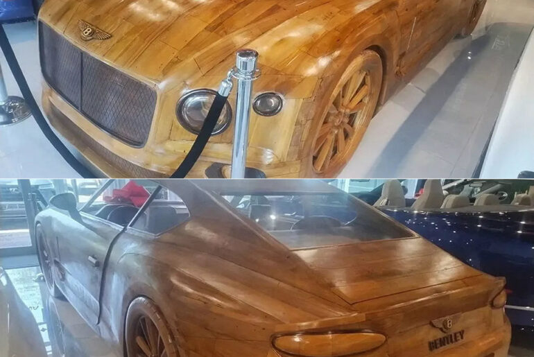 Wooden Bentley Continental GT For Sale Auction