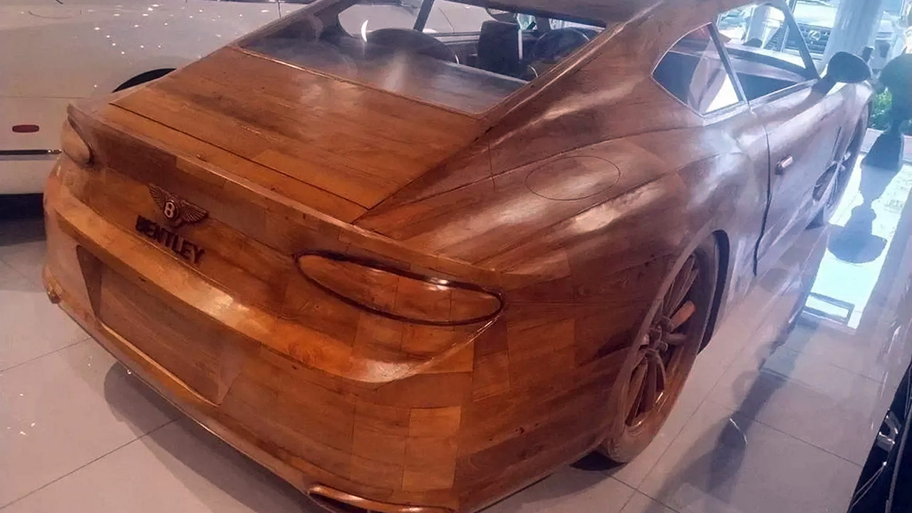 Wooden Bentley Continental GT For Sale Auction
