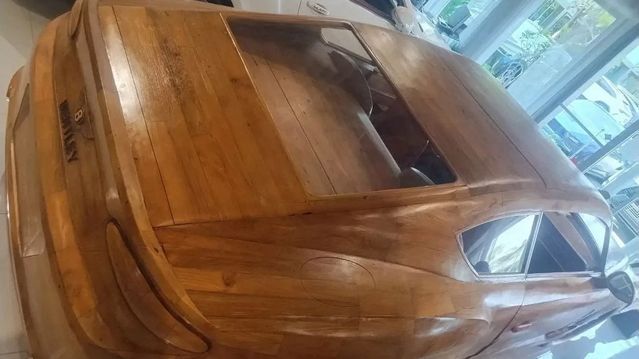 Wooden Bentley Continental GT For Sale Auction