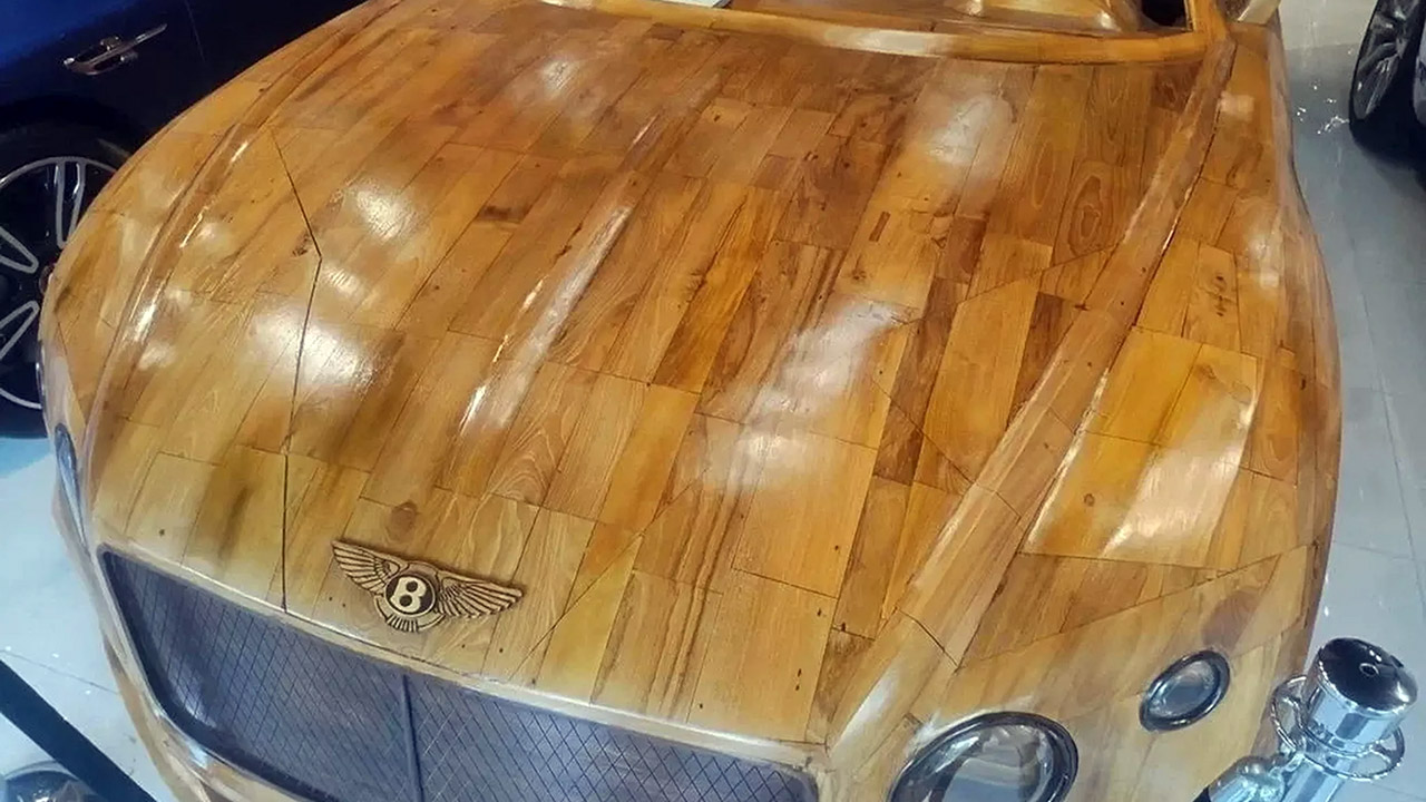 Wooden Bentley Continental GT For Sale Auction