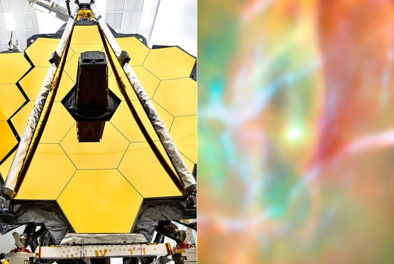 James Webb Space Telescope Butterfly Nebula Heart