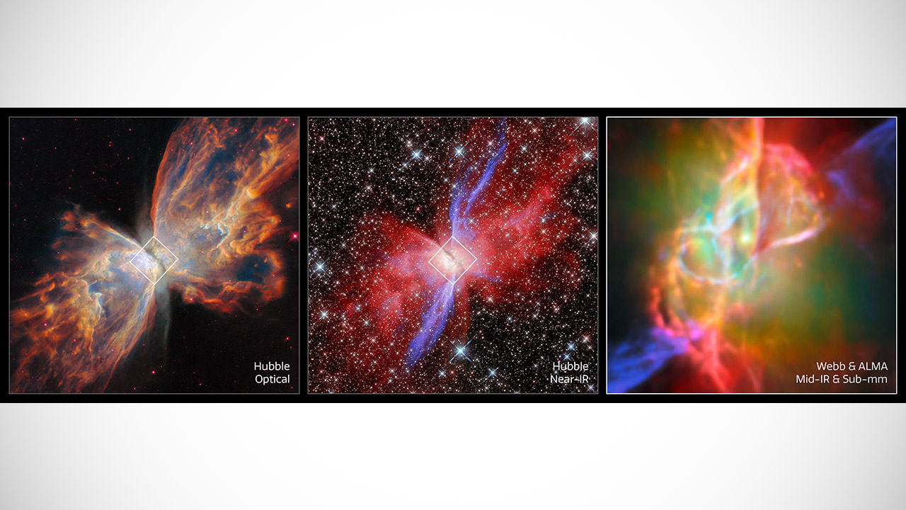 James Webb Space Telescope Butterfly Nebula Heart
