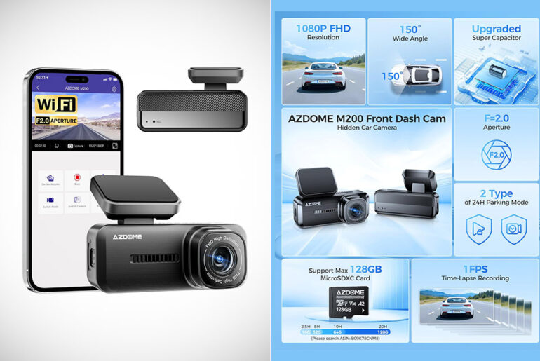 Azome M200 Mini Dashcam