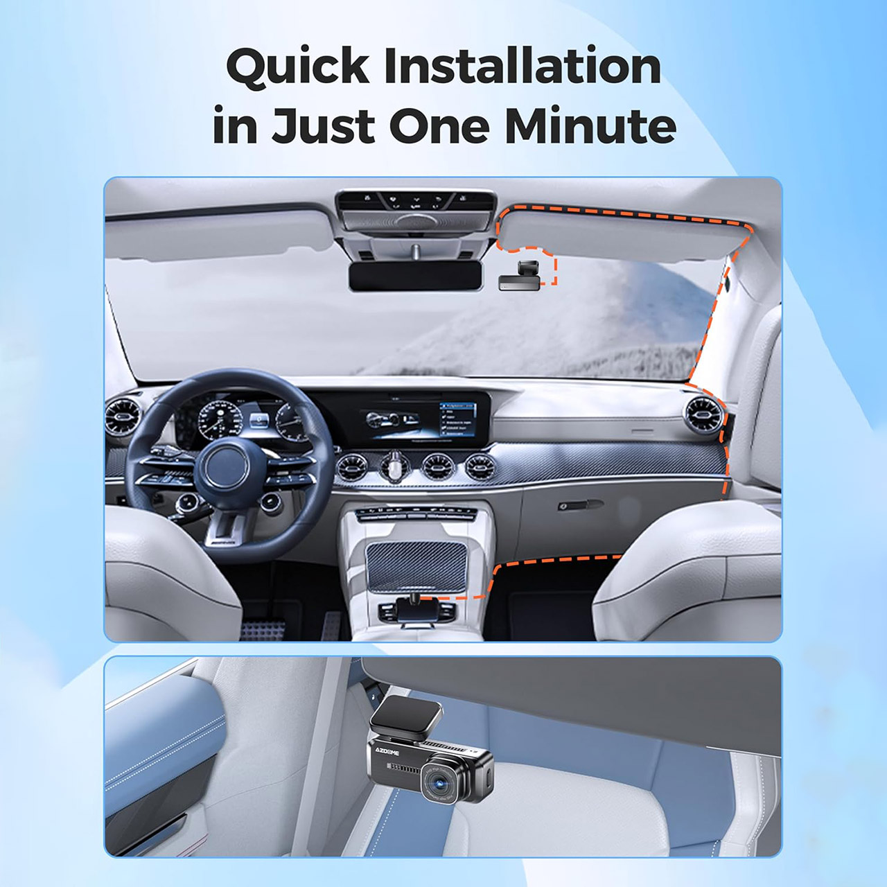 Azdome M200 Mini Dashcam