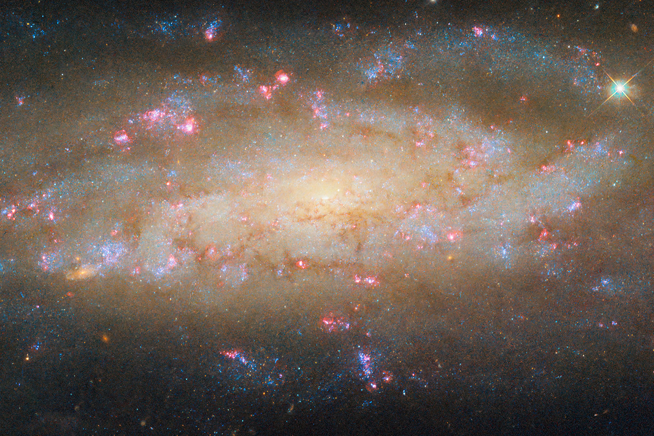 Hubble Spiral Galaxy NGC 7456 Grus