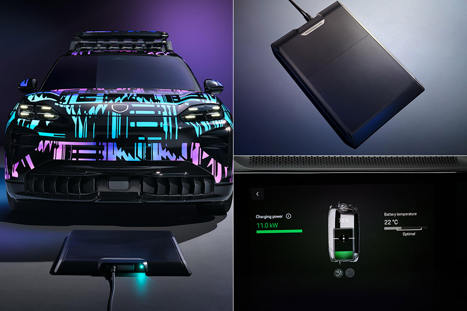 Porsche Wireless Charging Induction Cayenne Electric