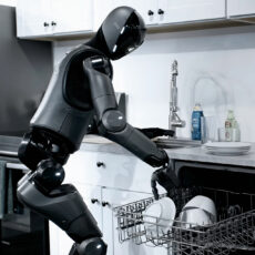 Figure Helix Humanoid Robot Loading Dishes