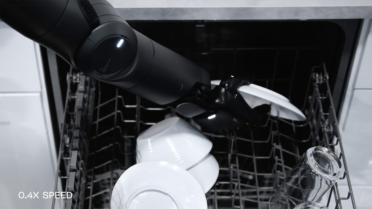 Figure Helix Humanoid Robot Loading Dishes